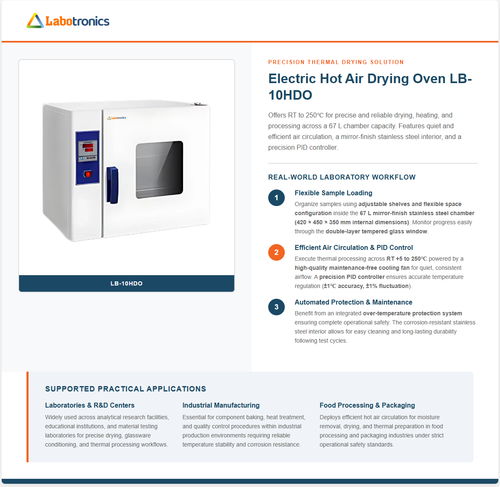 Electric Hot Air Drying Oven LB 10HDO.png