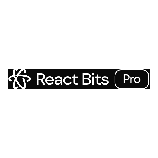 React Bits Pro logo