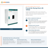Forced air drying oven LB 15FAO