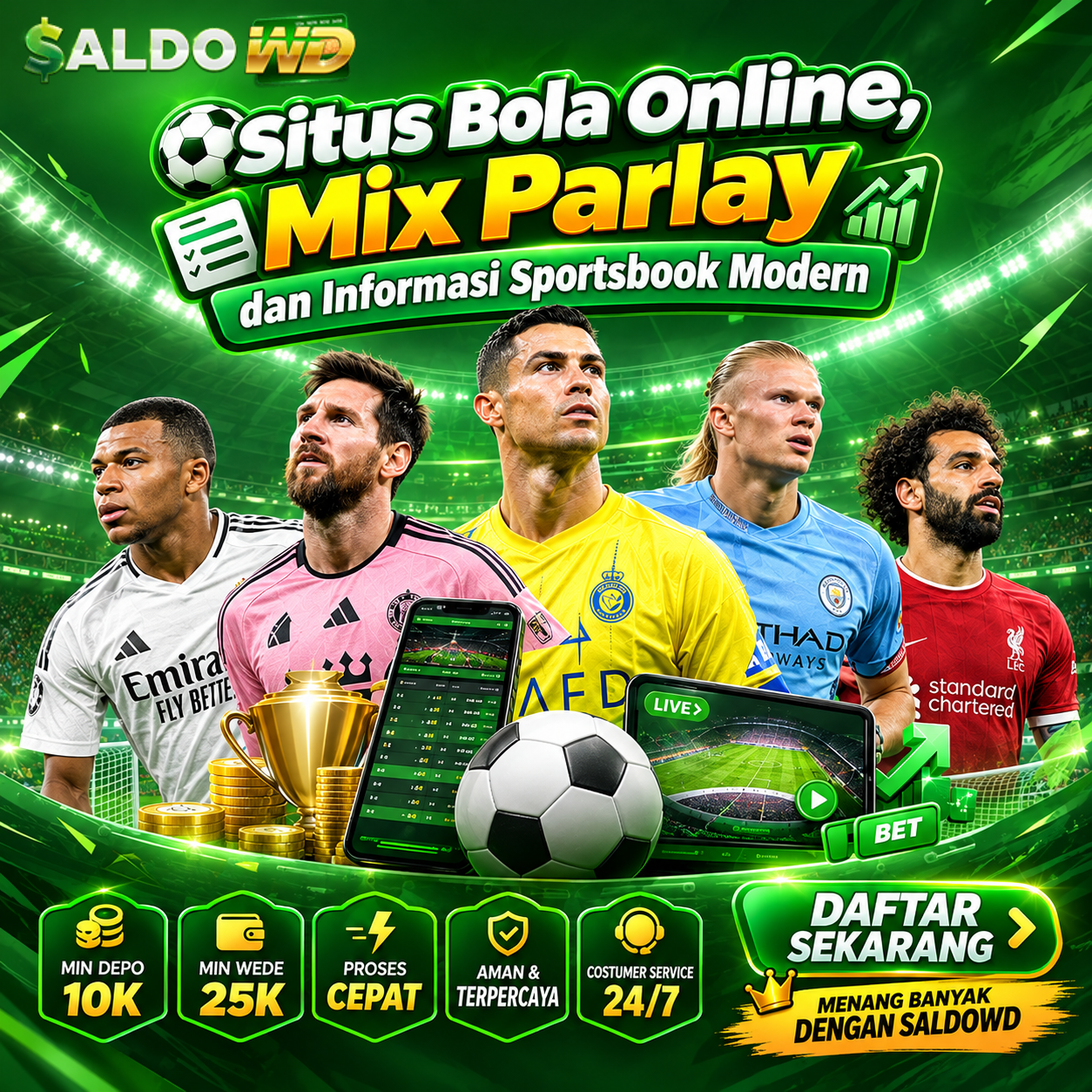 Banner promosi SALDOWD format persegi