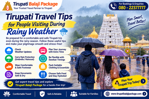 Rainy Tirupati Travel Tips Infographic.2