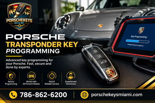 Porsche Transponder Key Programming in Miami, FL Porsche Keys Miami.png