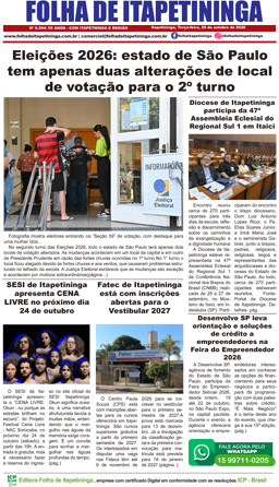 Folha de Itapetininga 20/10/2026 (Terça-feira)