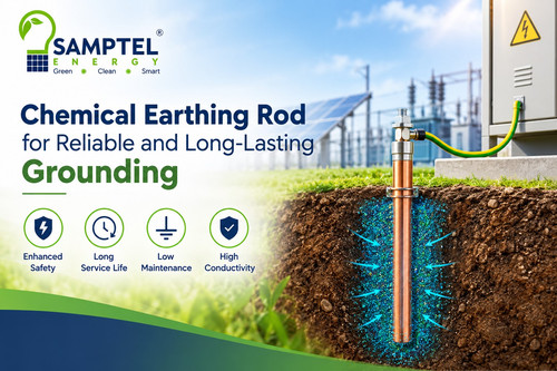 Chemical Earthing Rod for Reliable and Long Lasting Grounding.1
