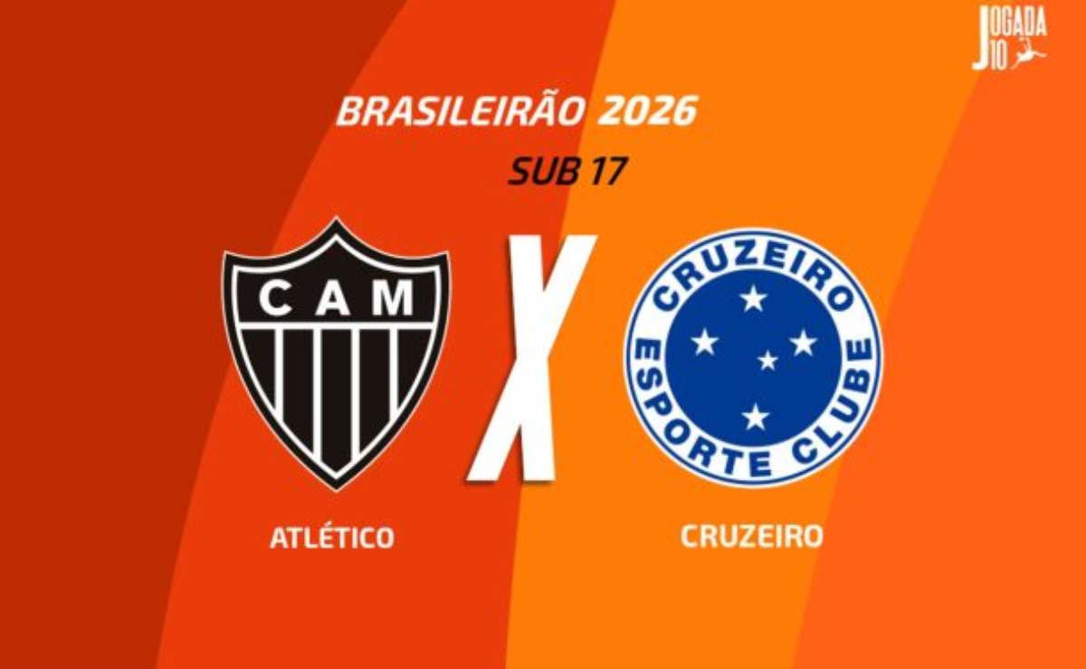 Semifinal do Sub-17: Atlético-MG e Cruzeiro duelam em busca de glória mineira na Arena MRV
