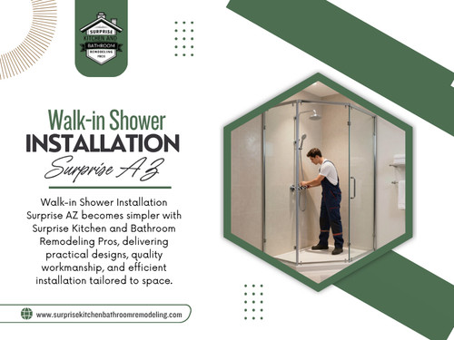But there is a part of the shower that homeowners rarely see once the job is finished. That hidden layer is what helps keep everyday splashes from becoming a much bigger problem. For any Walk-in shower installation Surprise AZ project, waterproofing deserves attention before the first tile or wall panel goes up.

Click here for more information: https://www.surprisekitchenbathroomremodeling.com/walk-in-shower-installation

Find Us On Google Map: https://maps.app.goo.gl/yUwD1CZamFyzAZo18

Address: 14239 W Bell Rd, UNIT 218, Surprise, AZ, 85374
Phone Number: +1(623) 294-8138

Read Our Blogs:
https://6a2a45fae829d.site123.me/
https://surprisekitchenbathroomremodeling.brushd.com/
https://surprisekitchenbathroomremodel.medium.com

More Links:
https://heylink.me/surprisekitchenbathroomremodeling/
https://www.apsense.com/user/kitchenremodelingsurprise
https://www.bandlab.com/surprisekitchenbathr
https://www.twitch.tv/kitchenremodelingsurprise/