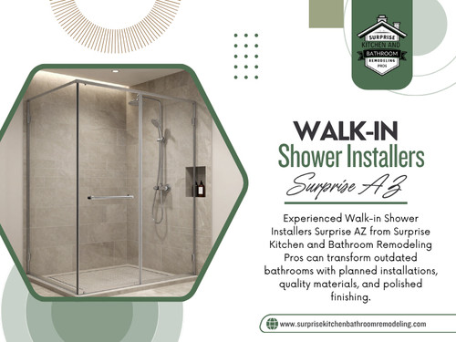 Experienced Walk-in shower installers Surprise AZ can consider spacing, water control, fixture placement, wall conditions, and the way the shower connects to the rest of the bathroom. That matters even more in smaller bathrooms, where one misplaced feature can make the entire room feel cramped.

Click here for more information: https://www.surprisekitchenbathroomremodeling.com/walk-in-shower-installation

Find Us On Google Map: https://maps.app.goo.gl/yUwD1CZamFyzAZo18

Address: 14239 W Bell Rd, UNIT 218, Surprise, AZ, 85374
Phone Number: +1(623) 294-8138

Read Our Blogs:
https://kitchenremodelingsurpriseaz.tumblr.com/
https://surprisekitchenbat.wixsite.com/kitchenremodelingaz
https://surprisekitchenbathroomremodeling.weebly.com/

More Links:
https://allmyfaves.com/surprisekitchenbathroomremodeling
https://gravatar.com/surprisekitchenbathroomremodeling
https://www.viki.com/users/kitchenremodelingaz/collections
https://www.reddit.com/user/kitchenremodelingaz/