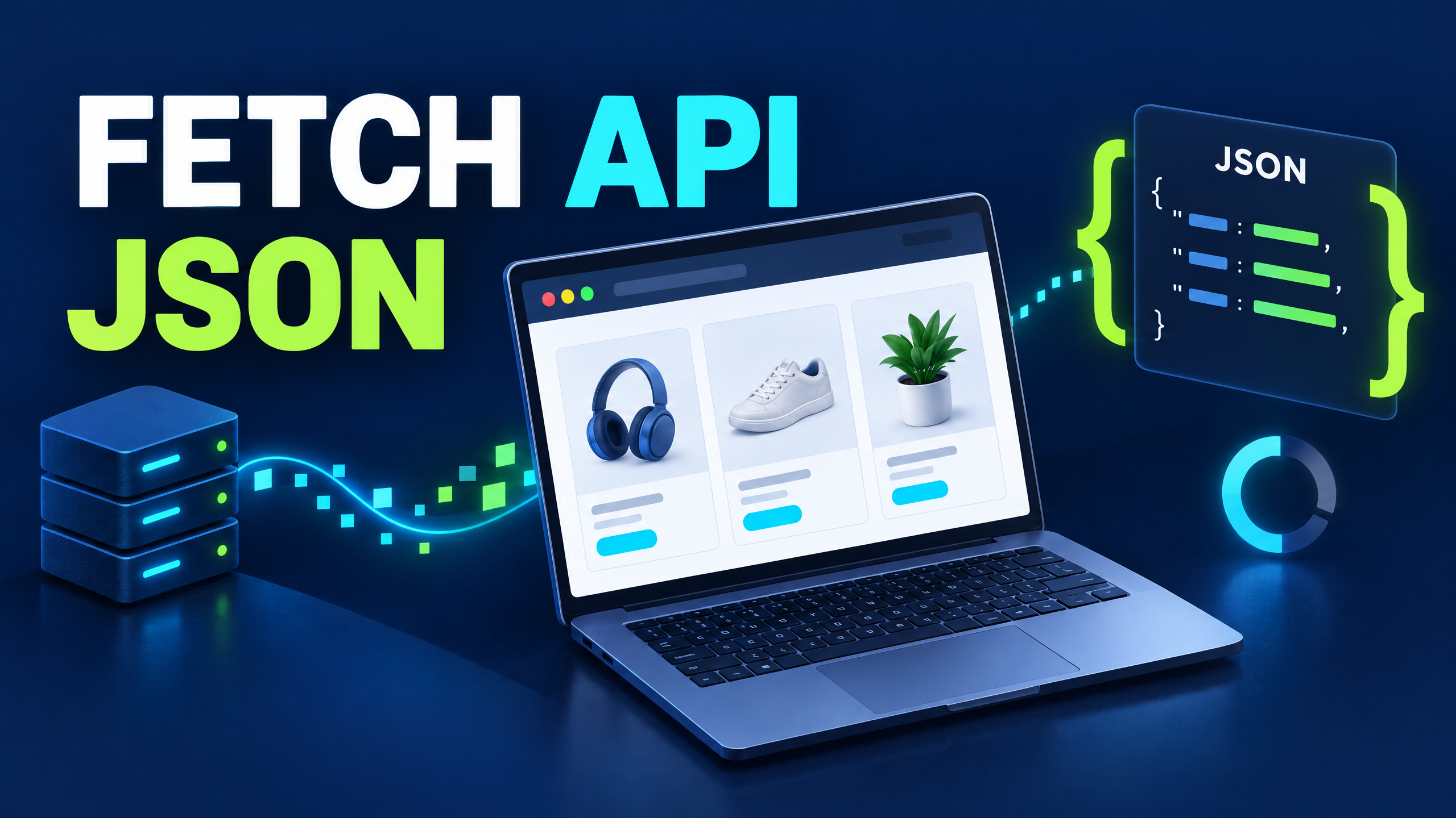 Fetch API ও JSON—পণ্যের কার্ড ও ডেটা আদানপ্রদানের মৌলিক চিত্র