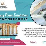 Spray Foam Insulation Contractors Buckeye AZ