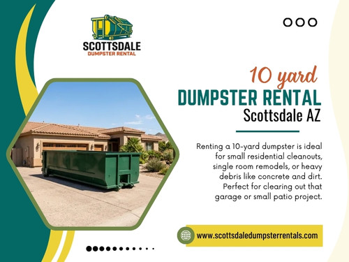 For a modest cleanup, a 10 yard dumpster rental Scottsdale AZ may provide a practical amount of space without taking up more room than necessary.

Click here for more information: https://www.scottsdaledumpsterrentals.com/dumpster-rental-services

Find Us On Google Map: https://maps.app.goo.gl/UnFZDP1VHMjBCVgm6

Scottsdale Dumpster Rental
Address: 4141 N Scottsdale Rd, #308, Scottsdale, AZ, 85251, USA
Phone: (602) 483-6363

Read Our Blog:

https://scottsdaledumpsterrentals.wordpress.com
https://scottsdaledumpsterrentals.weebly.com
https://scottsdaledumpsterrentals.medium.com

More Links:

https://dzone.com/users/5540026/scottsdaledumpsterrentals.html
https://peatix.com/user/29883376/view
https://www.ted.com/profiles/51739851
