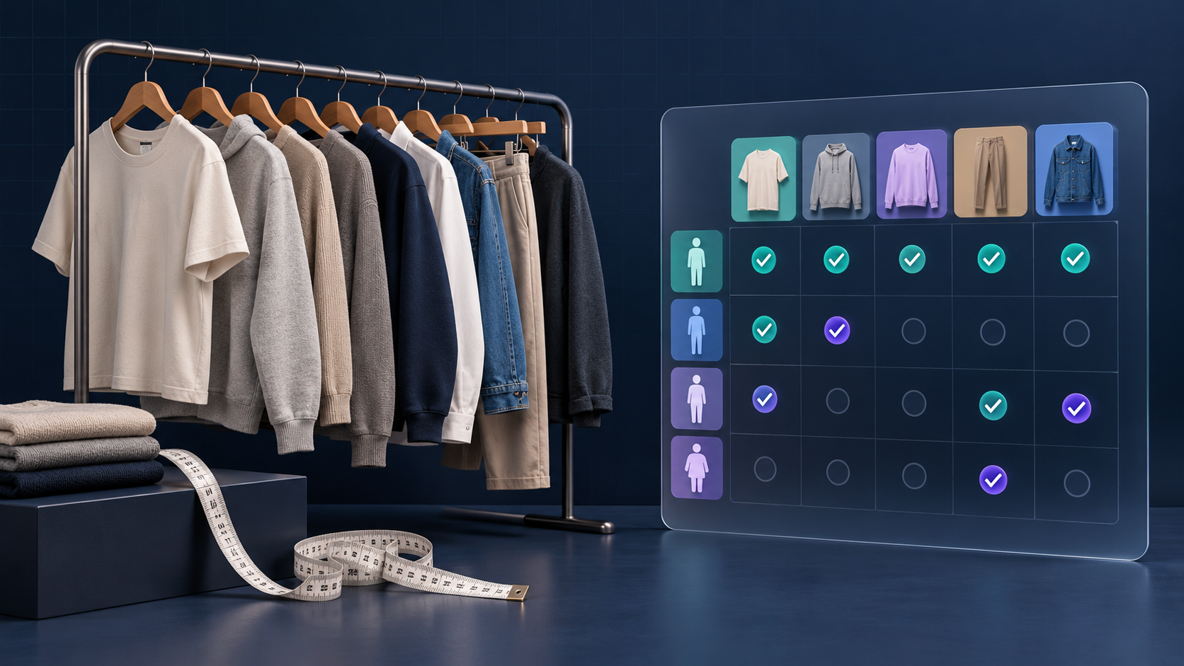 Shopify size chart coverage audit workflow