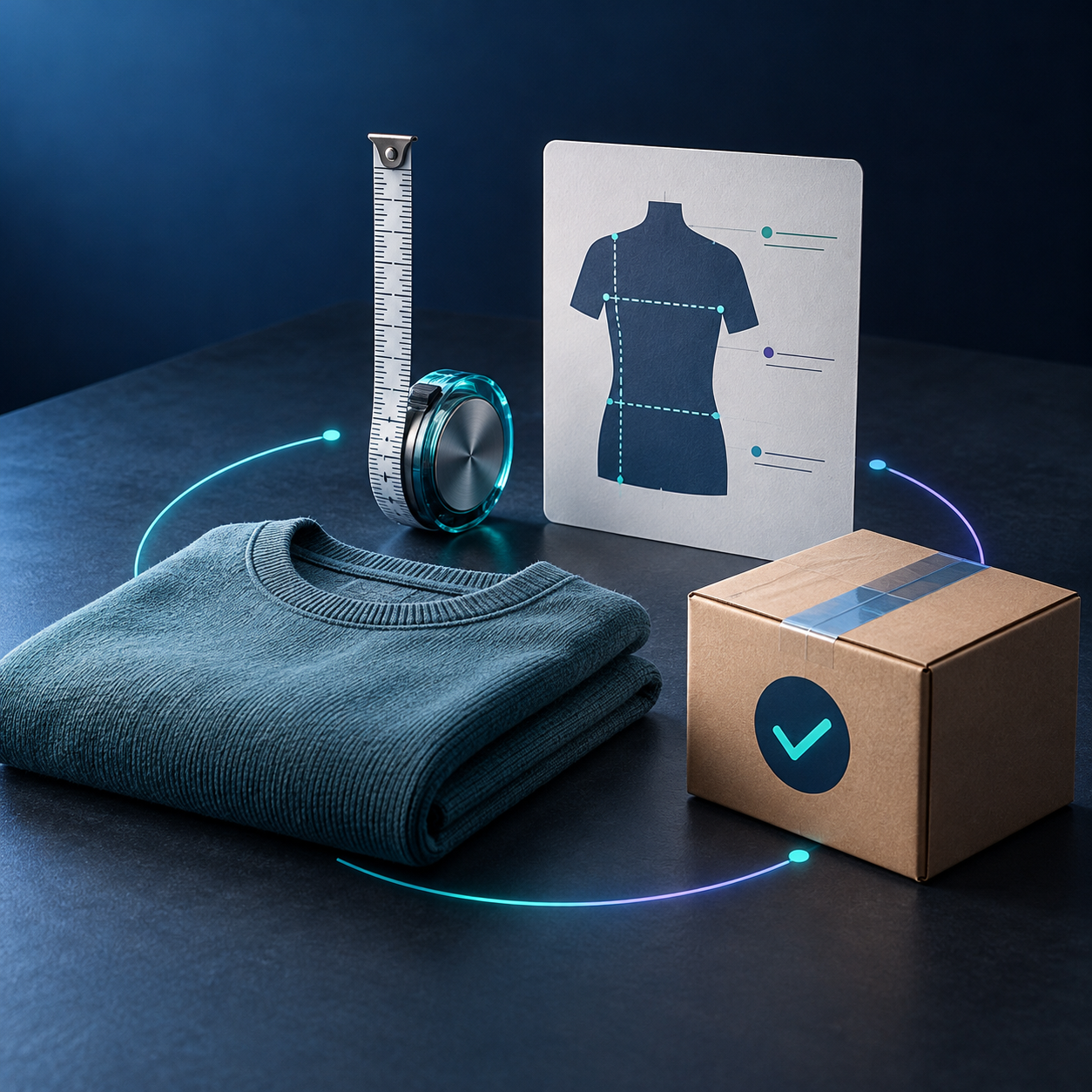 Measurement guide and garment readiness checkpoint