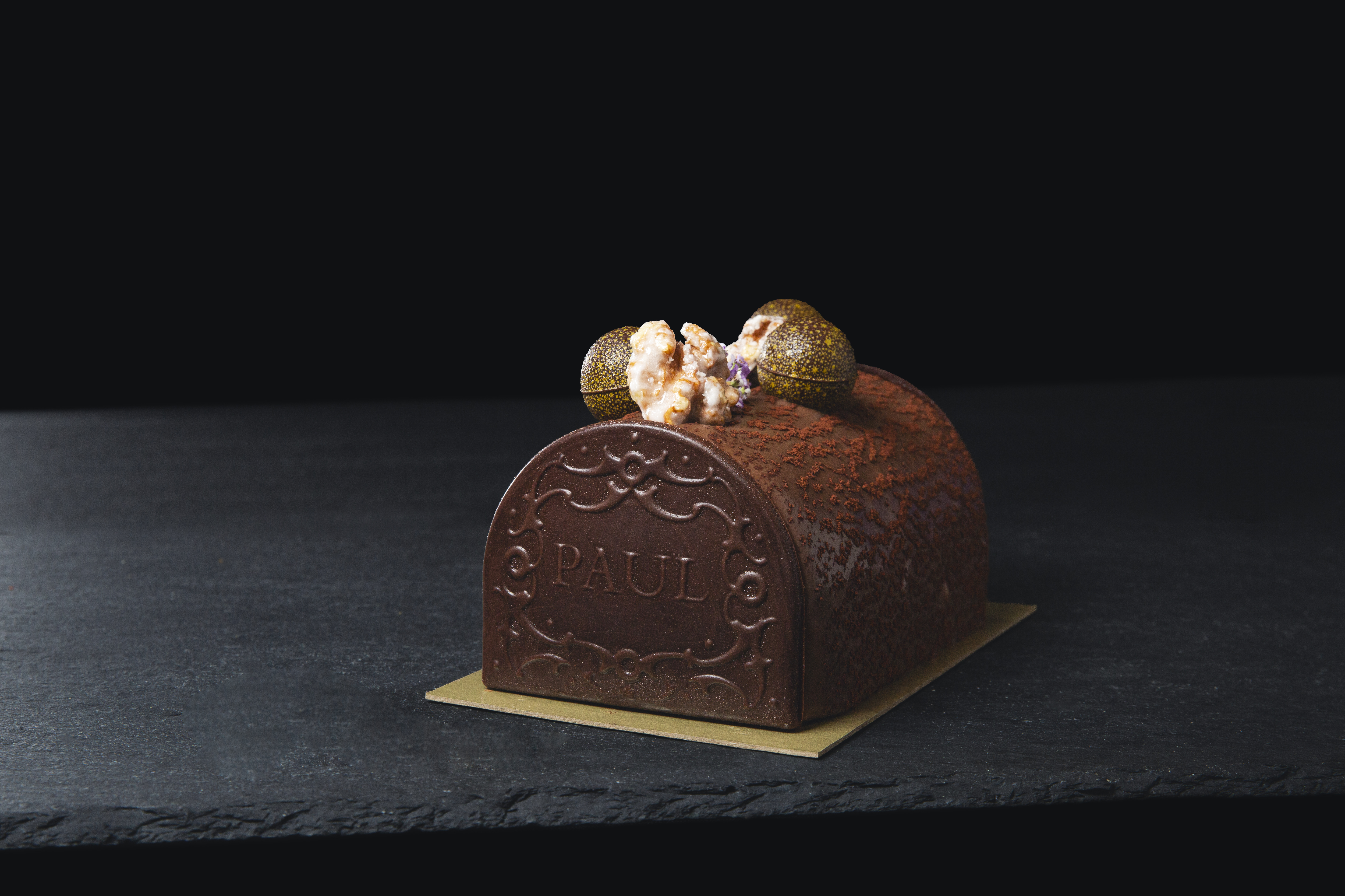 Walnut Chocolate Yule Cake (Small)
