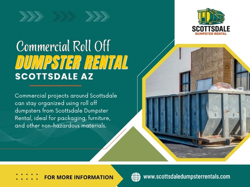 A Commercial roll off dumpster rental Scottsdale AZ can be useful when a business needs a temporary container for a concentrated cleanup rather than everyday trash disposal.

Click here for more information: https://www.scottsdaledumpsterrentals.com/commercial-dumpster-rental

Find Us On Google Map: https://maps.app.goo.gl/UnFZDP1VHMjBCVgm6

Scottsdale Dumpster Rental
Address: 4141 N Scottsdale Rd, #308, Scottsdale, AZ, 85251, USA
Phone: (602) 483-6363

Read Our Blog:

https://scottsdaledumpsterrentals.weebly.com/
https://scottsdaledumpster.yooco.org
https://scottsdaledumpsterrentals.wordpress.com

More Links:

https://www.pinterest.com/scottsdaledumpsterrentals
https://issuu.com/scottsdaledumpsterrentals
https://www.reddit.com/user/scottsdaledumpster