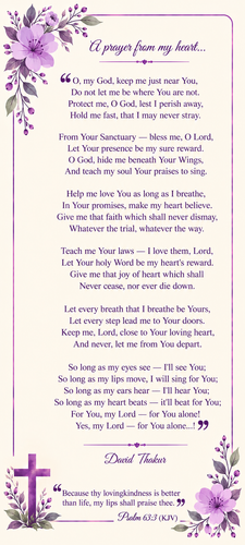 A Prayer from My Heart Poster.2