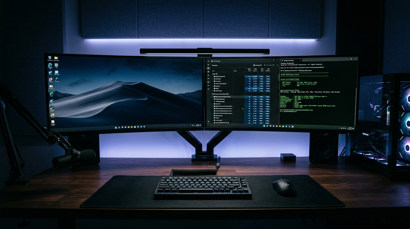High performance desktop workstation hardware, clean motherboards, and cooling optimization