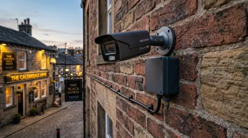 cctv commercial perimeter turret brighouse