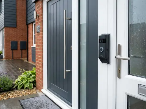 smart video doorbell composite door frame installation