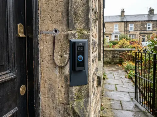 ring doorbell gritstone wedge mount yorkshire stone leeds