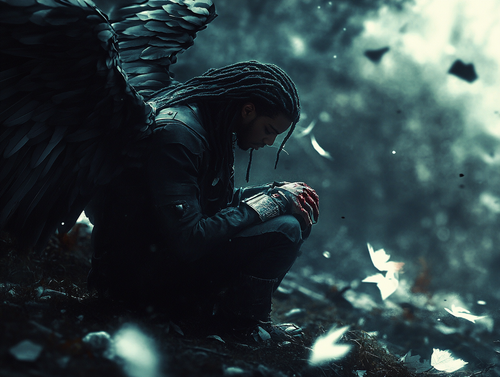 deb African American fallen angel with small dread locks lon e943f7bc 3ae4 40d4 93f9 dba34aa5da90 3 .2