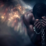 deb an African American Angel with cosmic wings his hands are fc52c8fe 3c9c 463b 9793 e5d0a502545b 1