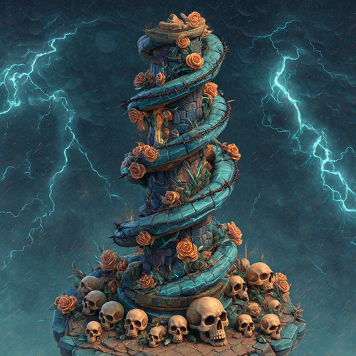 deb SUBJECT Twisted spiraling high tower built from mixed met 09a85481 13b0 49cc 8fbc 1ec5b40bab9a 1.2