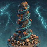 deb SUBJECT Twisted spiraling high tower built from mixed met 09a85481 13b0 49cc 8fbc 1ec5b40bab9a 1