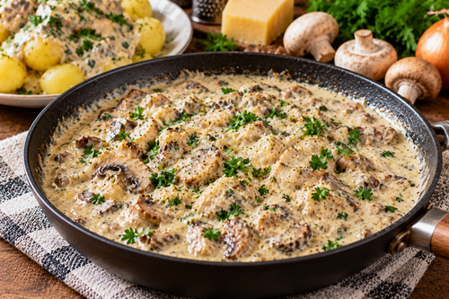 Creamy Mushroom Skillet Feast.2