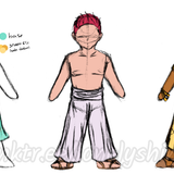 JAGR character concepts X (outfits, sd)