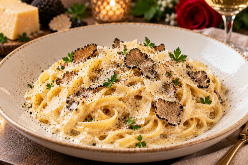 Creamy Truffle Fettuccine Dinner.2