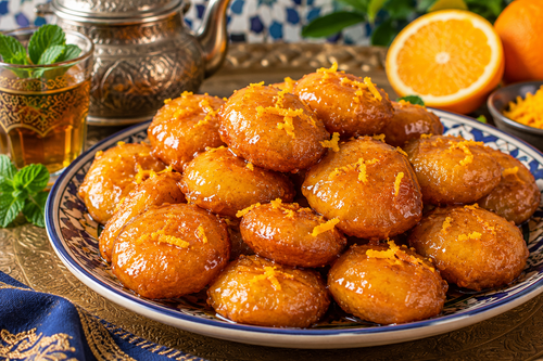 Moroccan Honey Glazed Pastry Feast.2