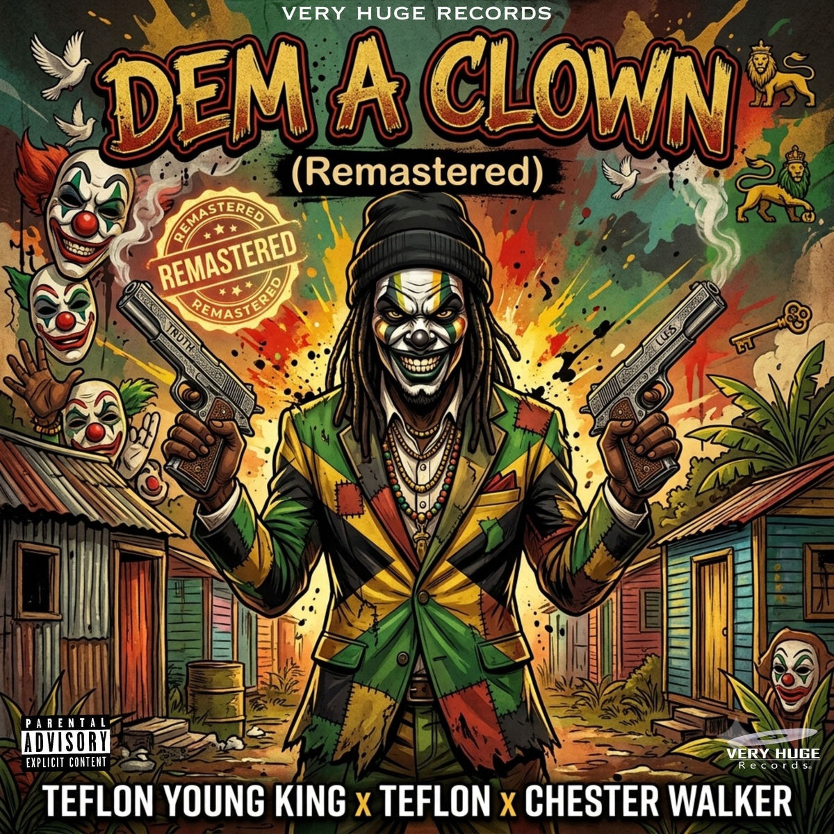 Teflon Young King, Teflon, Chester Walker - Dem A Clown (2026 Remastered)