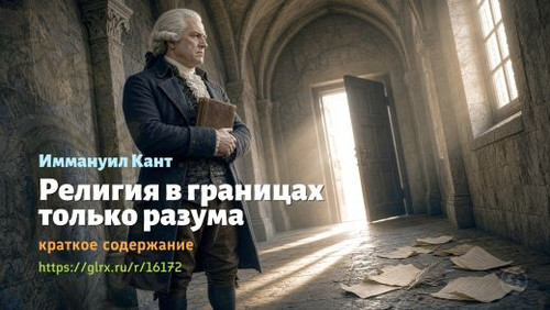 Читать краткий пересказ книги Иммануила Канта «Религия в границах только разума». Иммануил Кант: «Ре.jpg