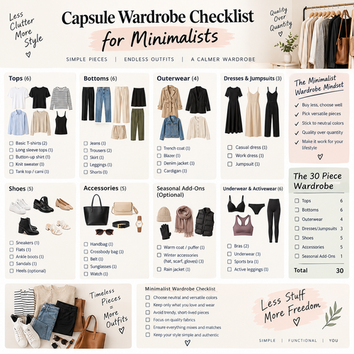 Minimalist Wardrobe: 30-Piece Capsule Checklist (2026).png