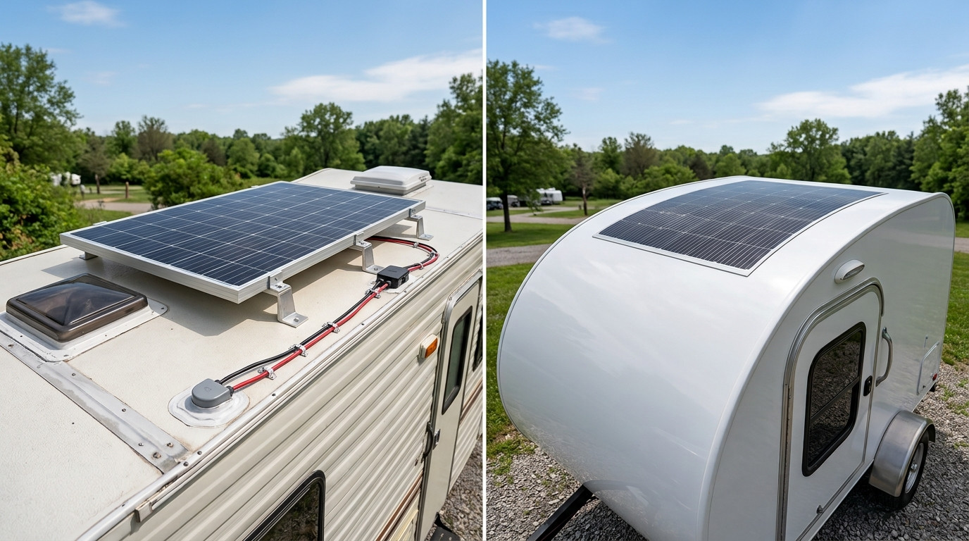 Rigid vs Flexible RV Solar Panels: Which Is Right?
