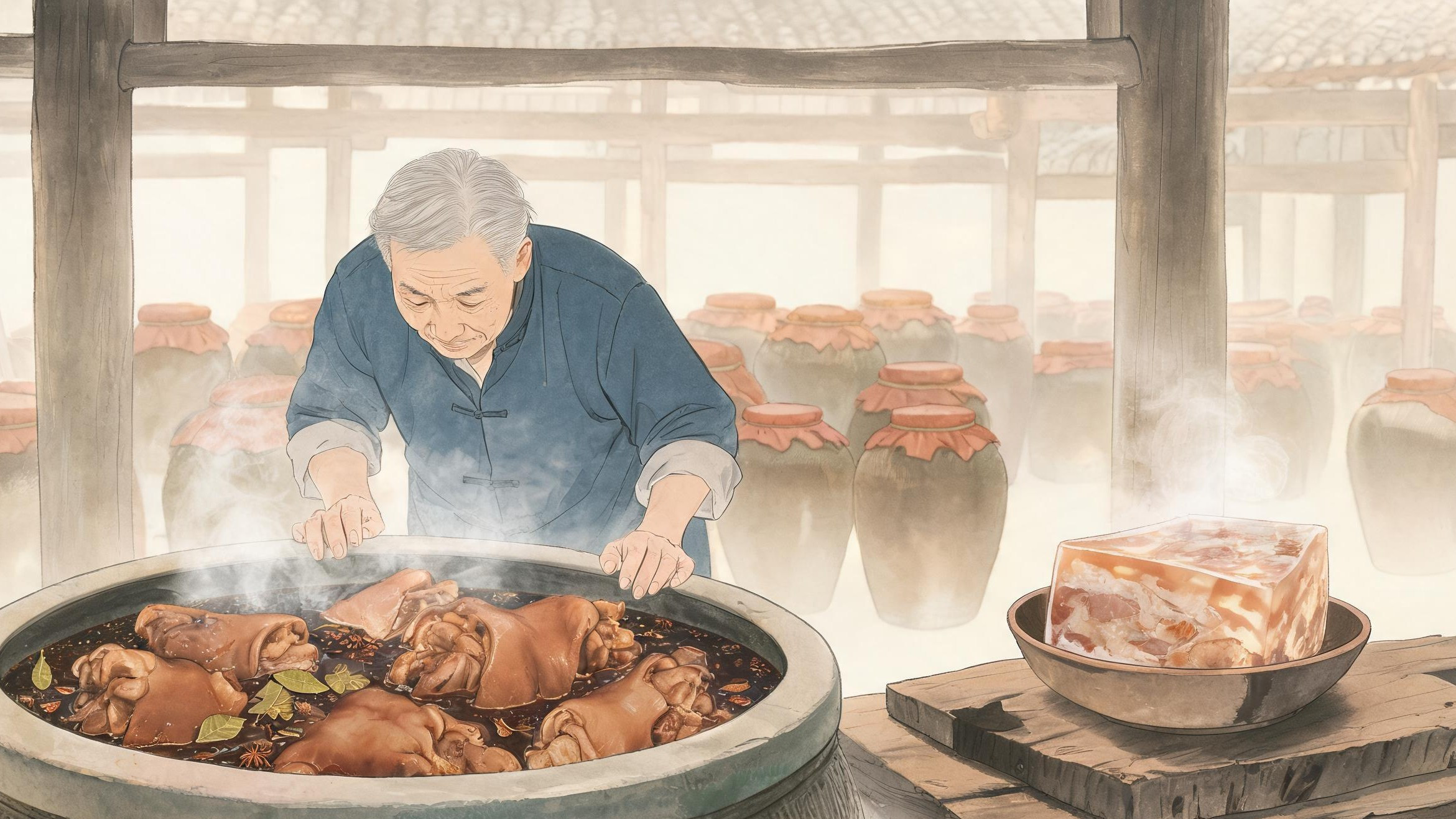 镇江水晶肴肉·工艺
