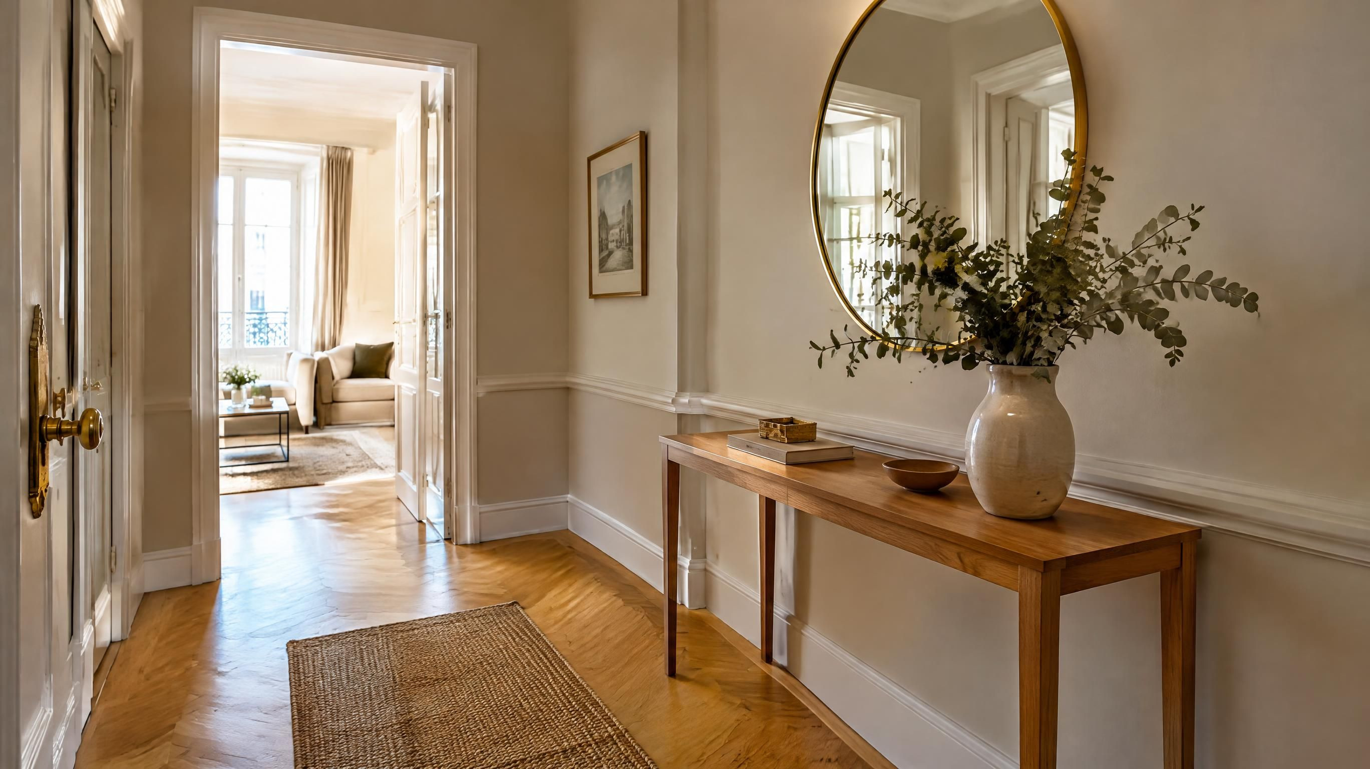 Chambre d'hôte haut de gamme à Laval avec literie soignée, lin naturel et décoration contemporaine épurée