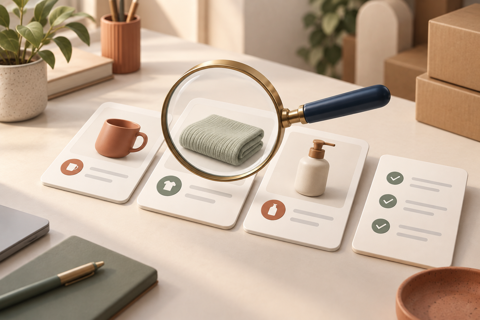 Final quality check for consistent product types