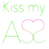 kiss me ass neon