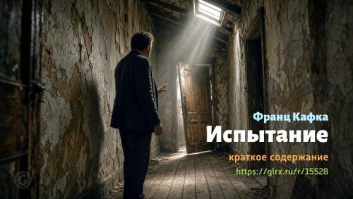 Читать краткий пересказ романа Франца Кафки «Испытание». Франц Кафка: «Испытание» Франца Кафки, крат.jpg