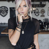 Female Tattooed Fullbody photo reference