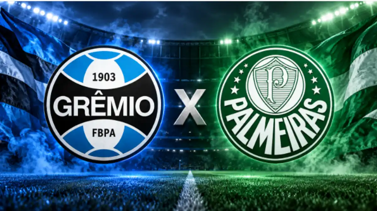 Grêmio x Palmeiras hoje: escalações, arbitragem, onde assistir, horário e desfalques
