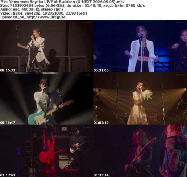 山本彩 LIVE at 武道館 (U-NEXT 2026.09.05)