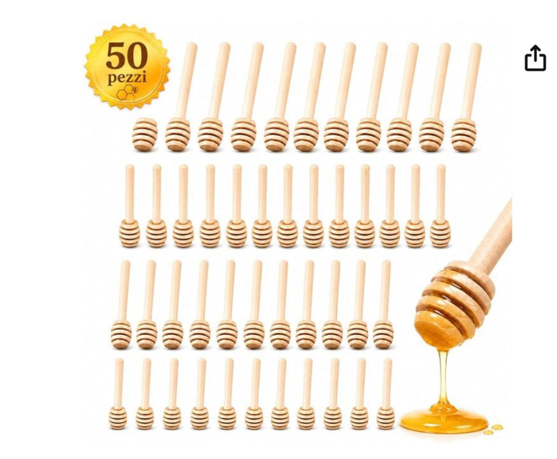#Commissioniguadagnate<br>50 Spargimiele in Legno