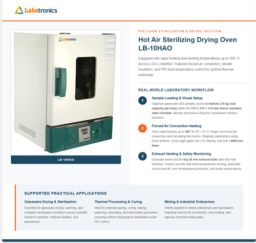 Hot Air Sterilizing Drying Oven LB 10HAO.png