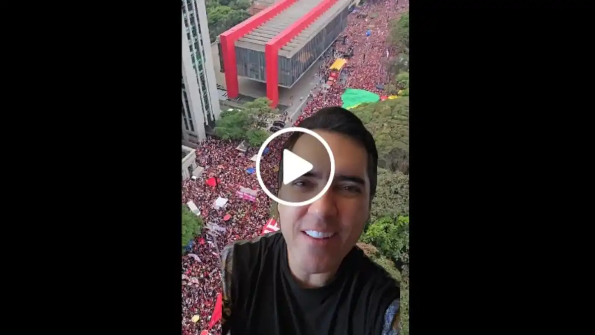 ATENÇÃO!! Lula realizou uma das maiores manifestações DA HISTÓRIA em São Paulo!! Isso não vai ao ar na Globo!!