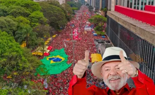 Tsunami popular em SP: mais de 1 milhão ocupam a Paulista na Marcha pela Democracia e exigem Lula reeleito