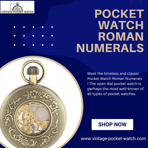 Pocket Watch Roman Numerals for a Timeless Classic Look.png