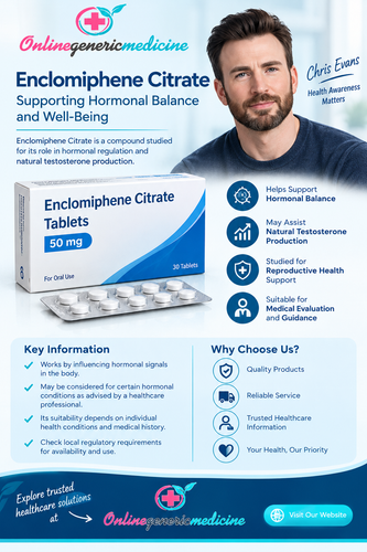 Enclomiphene Citrate – Uses, Hormonal Function – OnlineGenericMedicine. Com.2