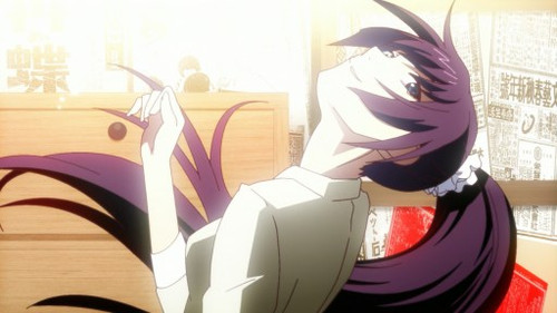 bakemonogatari ep2 hitagi head tilt.jpg